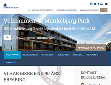 Tablet Screenshot of munkebjergpark.dk